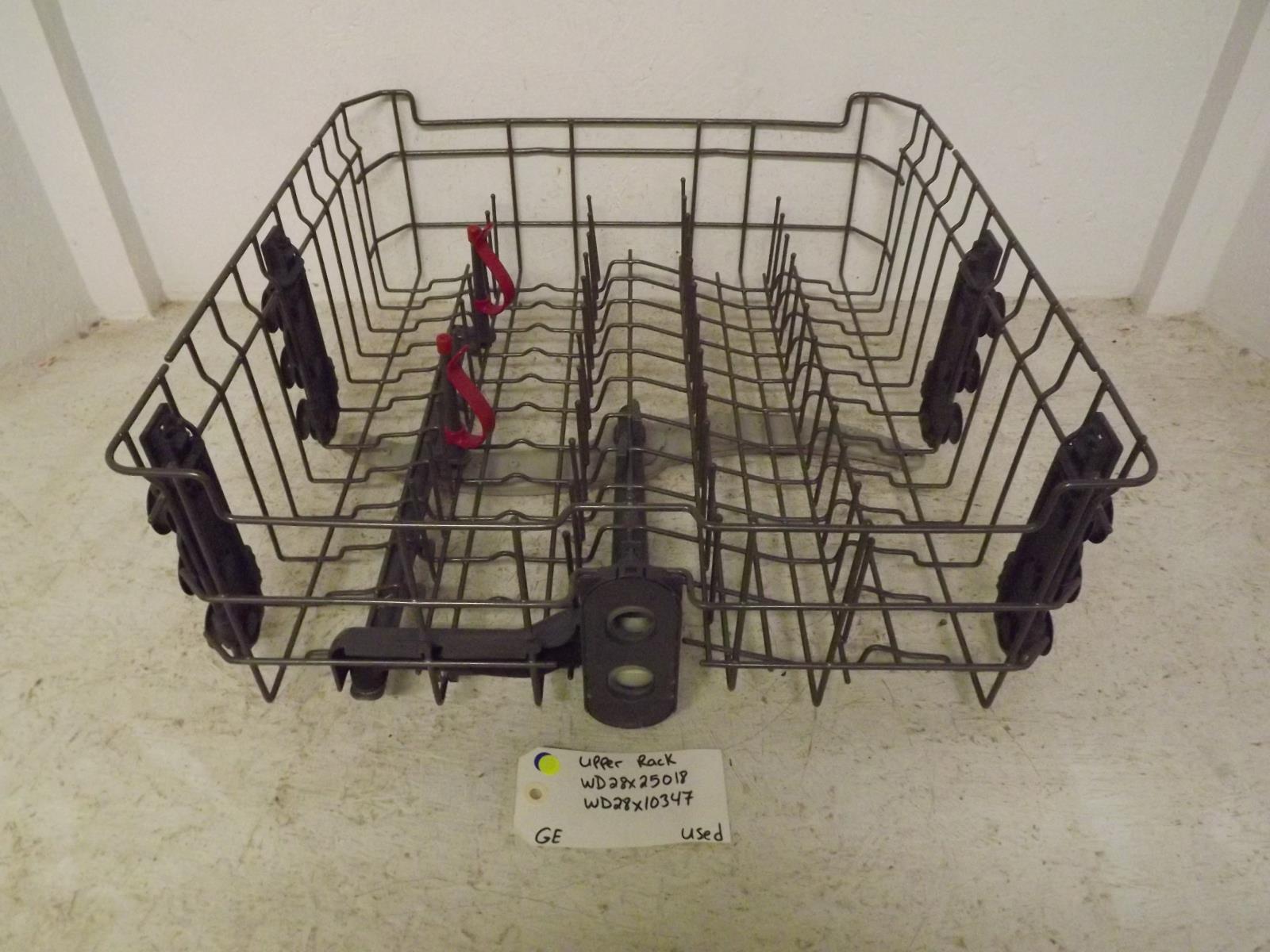 GE Dishwasher WD28X25018 WD28X10347 Upper Rack Used GE Dishwasher WD28X25018 WD28X10347 Upper Rack Used